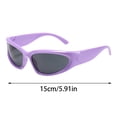 thumbnail image 2 of Wrap Around Sport Sunglasses for Men and Women with Futuristic Shield Design, 2 of 3