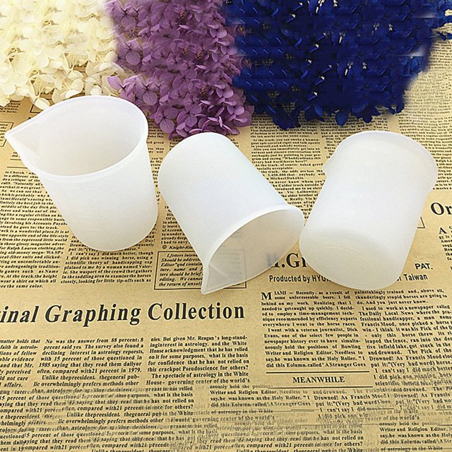 Measuring Cup Silicone Resin Glue DIY Tool Jewelry Make Practical Good Grips