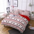 thumbnail image 1 of Innerwin Quilt Sets Printed Coverlet Set 3 Pieces Christmas Comforter Bedspread Lightweight Microfiber Breathable Ultra Soft Decor Style E King, 1 of 1