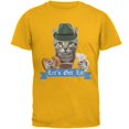 thumbnail image 1 of Oktoberfest Funny Cat Let's Get Lit Mens T Shirt, 1 of 1