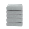 thumbnail image 2 of 5pc Velvet Towel Plain Face Towel Soft Absorbent Face Wash Ah Face Towel, 2 of 7