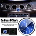 thumbnail image 2 of Universal Car Dash Clock Luminous Quartz Watch Ornament Car Mounted Metal Clocks, 2 of 8