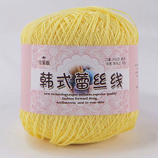 Wzzjkit Yarn for Crocheting Multicolor Lace Thread DIY Woven Mercerized Baby Fine Thread Crochet Yarn for Crocheting & Knitting, Gift Beginners and Adults, Yarn