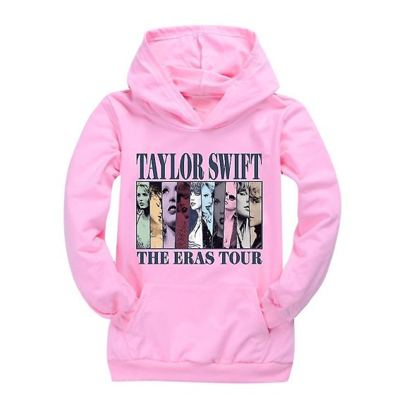 Pop Taylor Swift The Eras Tour Hoodie Girls Boys Hooded Sweatshirt Pullover Tops 9-14 Years Kids Teens 100% 2023 Hot New 2024 Zw