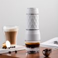 thumbnail image 3 of GROWTH TANK Machine à Espresso Portable 120 ml Compatible avec Capsules et Café Moulu Manuel Blanc, 3 of 9