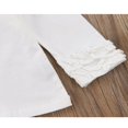 thumbnail image 5 of Baby Girl Long Sleeve T-shirt Crew Neck Cotton Ruffle Tops, 5 of 5