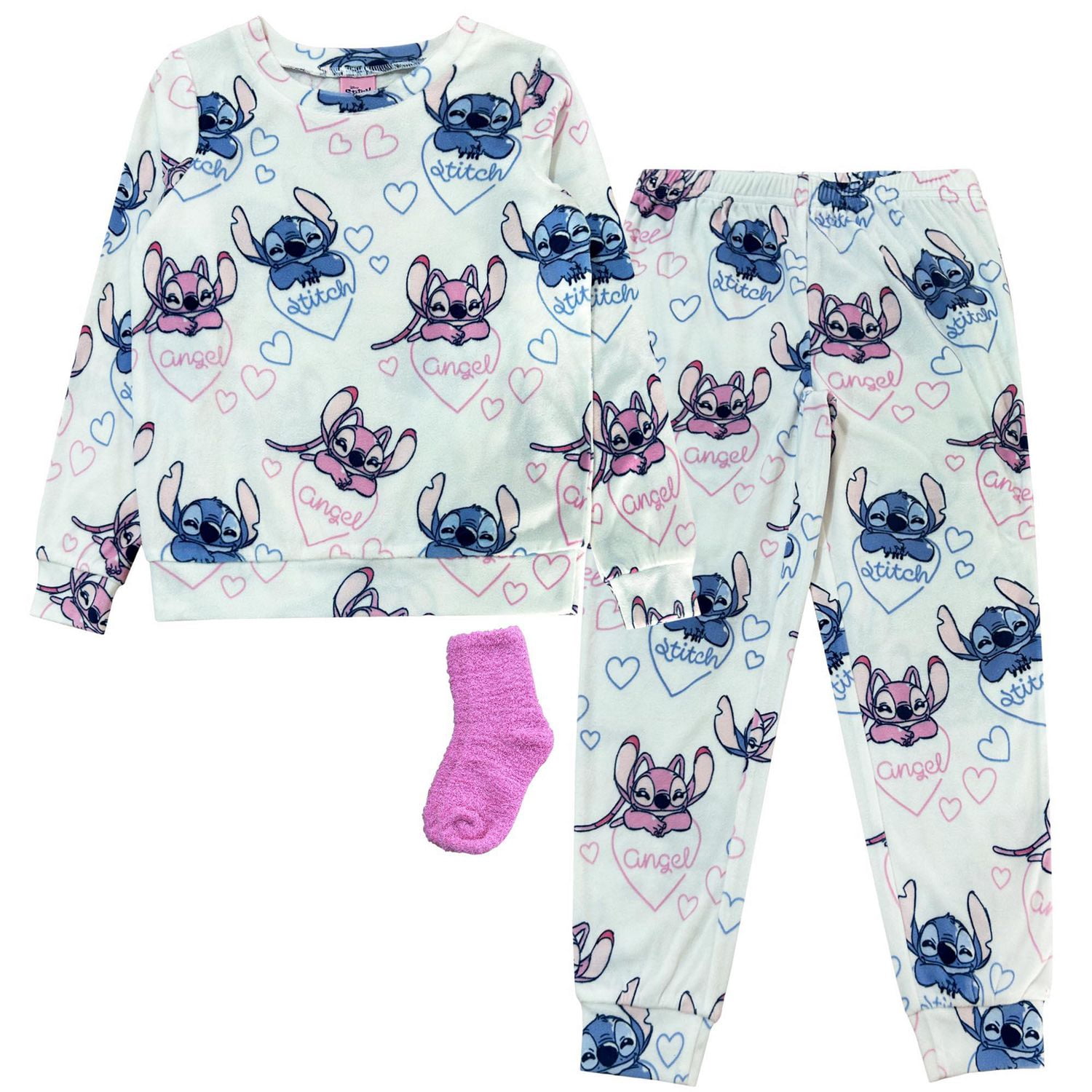 Knit Sleep 2 Piece PJ Set w/ Socks - Kids - Girls