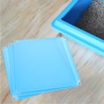 thumbnail image 4 of Miangastore 3pcs Large Cat Litter Box Enclosure Black Plastic Resin Litter Box Privacy Protection, 4 of 9