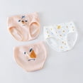 thumbnail image 2 of Girls 3Pc Toddler Kids Cartoon Rainbow Shorts Underwear Clothes, 2 of 3