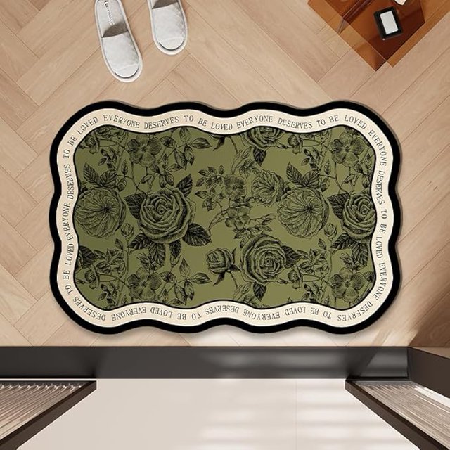 Ultra-Absorbent Bathroom Mat - Quick Drying, Non-Slip Rug for Home Toilet, Shower & Door Entrance