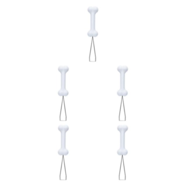 ZheElen Compact Cute Keycap Puller Remover DIY for Keyboards Mechanical Bone 5Set