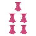 thumbnail image 1 of Wweixi Versatile Elastic Cocktail Table Set Fitting For Any Occasion Environmentally Friendly Polyester Rose Red 5Set, 1 of 6