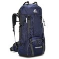 thumbnail image 2 of 60L Hiking Backpack Water-resistant Climbing Camping Backpack Travel Daypack with Rain Cover, 2 of 7