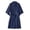 Blue, variant on WTXUE Womens Pajamas | Robes Bathrobe Wedding Party Soild for Bride Womens Satin Nightgown | 1 Piece Beige XXL