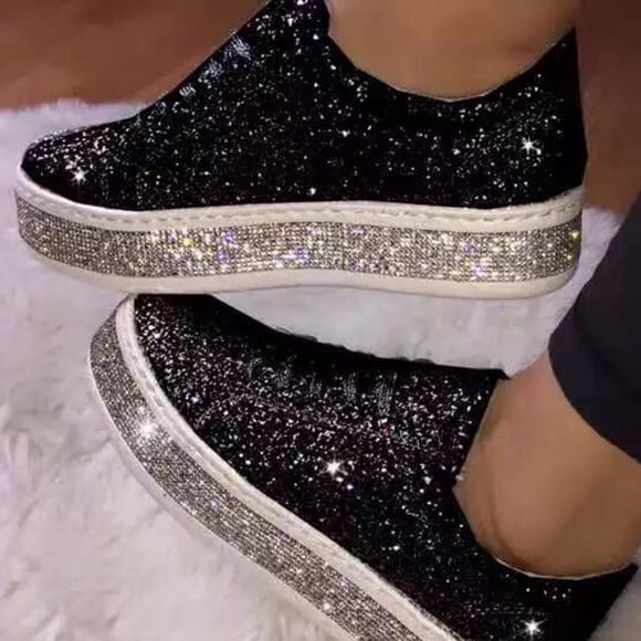 Babysbule Womens Sports Shoes Clearance Women's Slip On Shoes Lace Up Comfort Fashion Comfortable For Walking Sneakers Slip On Shoes
