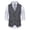 Grey, variant on Pisexur Mens Vintage Suit Vest Tailored Collar V-Neck Single-Breasted Sleeveless Dress Waistcoat for Wedding Formal Prom