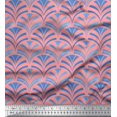 thumbnail image 1 of Soimoi polyester Crepe Fabric Scales Geometric Decor Fabric Printed Yard 52 Inch Wide, 1 of 3