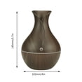 thumbnail image 3 of Humidificateurs pour Chambre Liquidation à 50 % de Rabais! Diffuseur d'Huiles Essentielles à DEL 130 ml Humidificateur Aromathérapie Vase Grain de Bois Arôme, 3 of 5