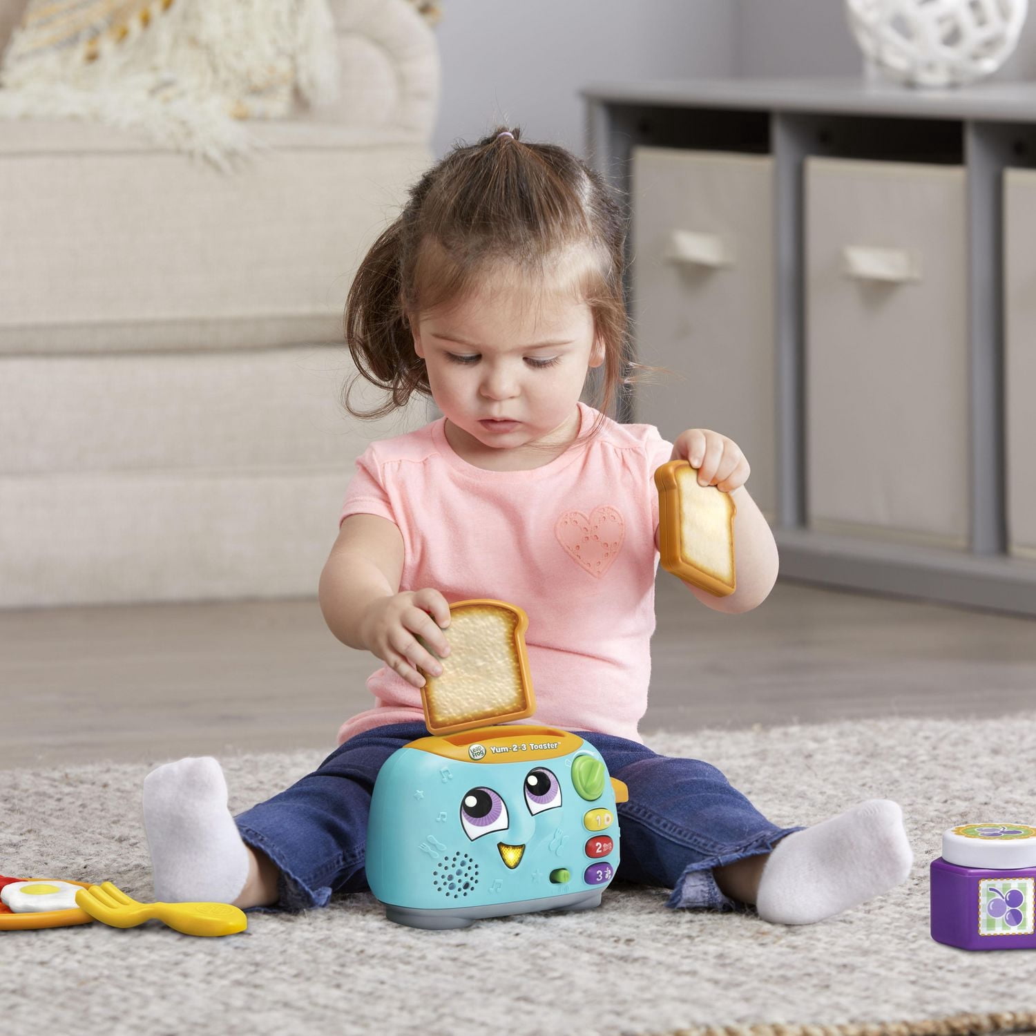 LeapFrog Yum-2-3 Toaster™ - Le jouet d'apprentissage ludique et imaginatif - Version anglaise