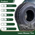 thumbnail image 2 of Hi-Run SU12 15X6.00-6 Front 2PR Tubeless Lawn & Garden Tire, 2 of 7