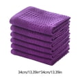 thumbnail image 3 of Vrorvz Premium Cotton Dishcloth Set for Kitchen and Cleaning Tasks Absorbent and Soft Suit for Household Glass Cleaning and Commercial Use Long Lasting Easy to Clean Not Fade Pack of 6, 3 of 6