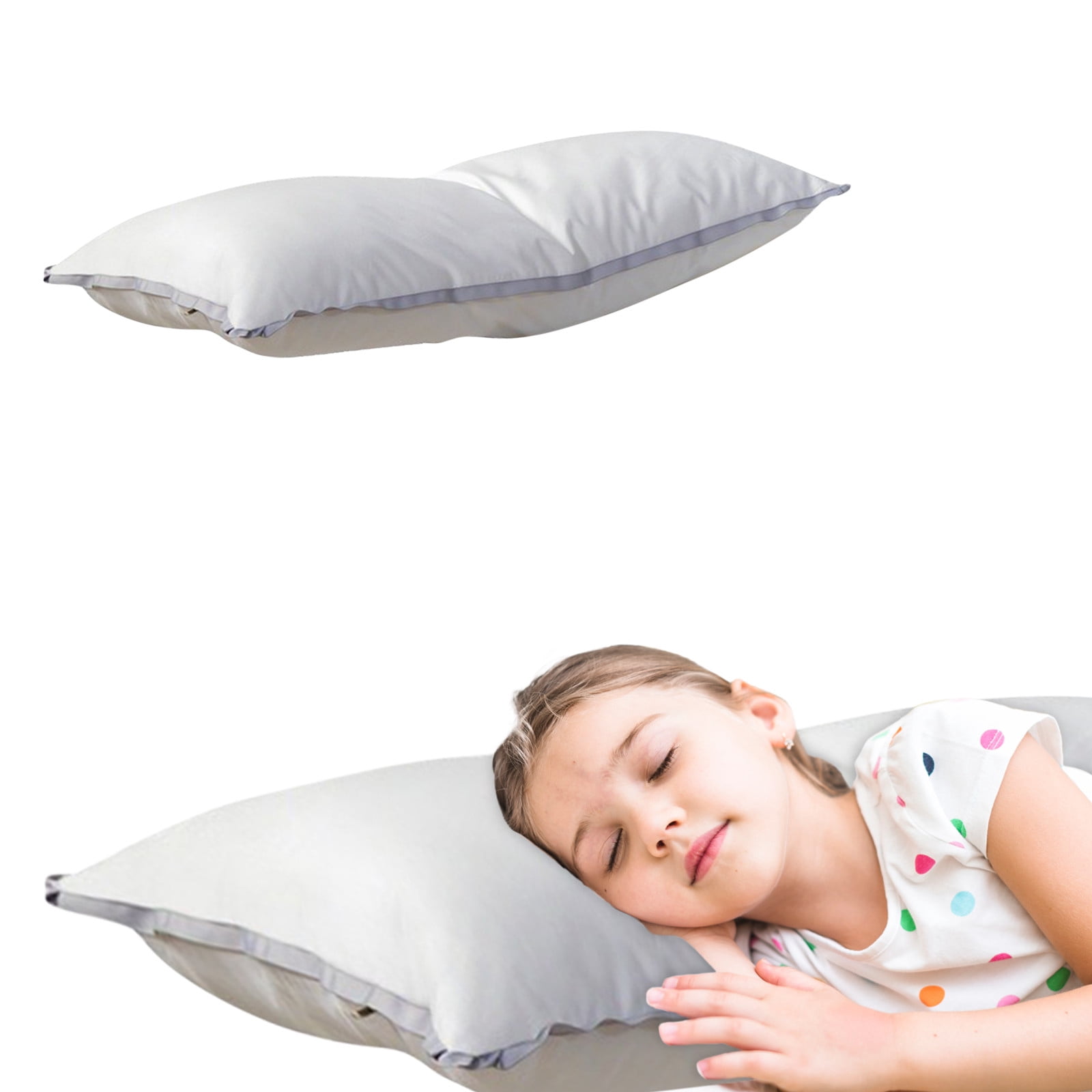 Lace Pillow Core, Staron Hotel Pillows Household Children Soft Pillow, Breathable Comfortable Hypoallergenic Machine Washable for Bedroom Travel with Durable Support
