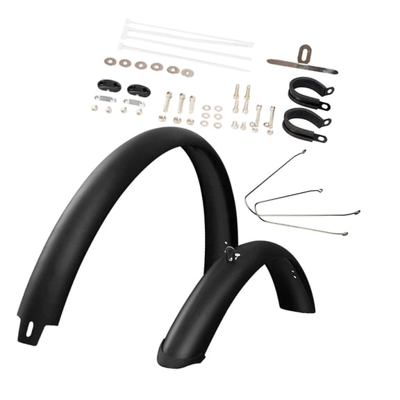 Lipstore Bike Mudguard Mountain Bike Mudguard for Rain Against Water Dustproof Mud for 27.5inch Bikes