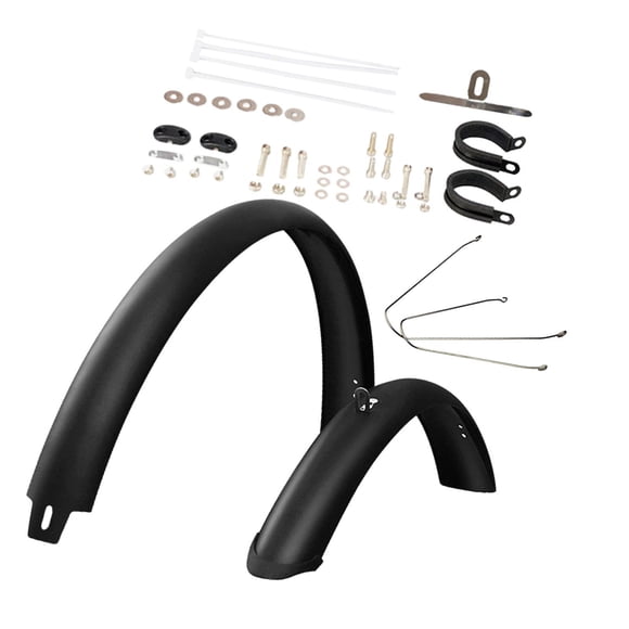 Lipstore Garde-Boue de Vélo Garde-Boue de Vélo de Montagne pour la Pluie contre l'Eau Antipoussière Boue pour Vélos de 26 Pouces