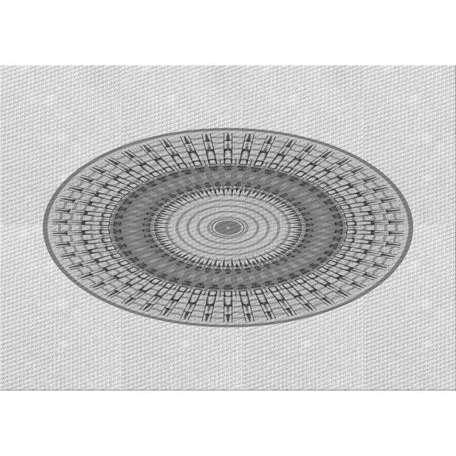 Ahgly Company Machine Washable Indoor Rectangle Transitional Platinum Gray Area Rugs, 2' x 4'