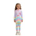 thumbnail image 4 of JTieacloth Girls Swimwear Two Piece Rash Guard UPF 50+ Sun Bathing With Swim Shorts,Sizes 9-11 Years, 4 of 4
