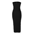 thumbnail image 5 of Birdeem Robe Mini Moulante Sans Manches à Col en V Confortable et Décontractée pour Femmes, 5 of 5