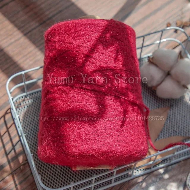 500G/Ball Multicolor Soft Mohair Yarn For Hand Knitting Woollen Acrylic Long Fluffy Crocheting Thread DIY Sweater Fall Winter