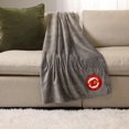 thumbnail image 1 of NHL, NBA, MLB Grey Sports Throw Blanket, 50" x 60", 1 of 5