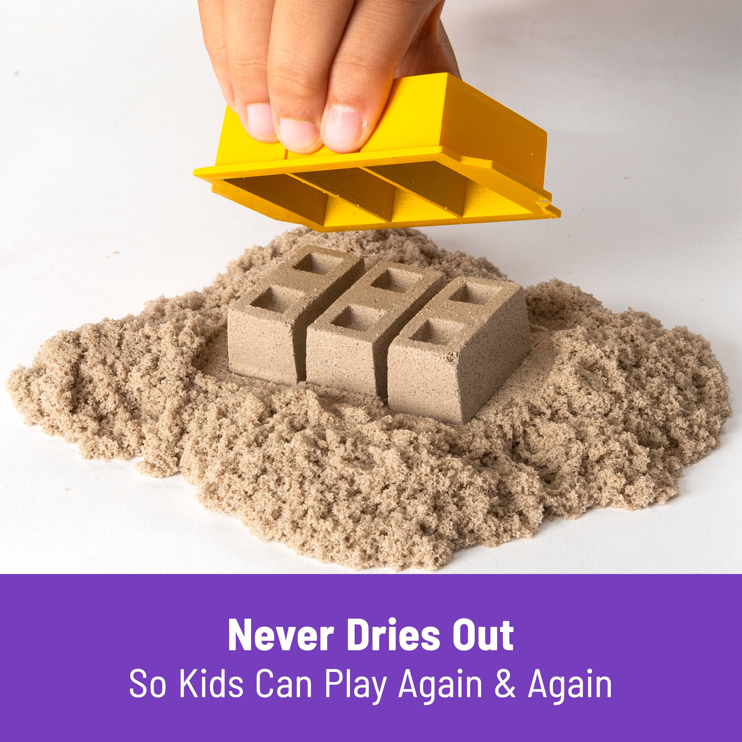 Kinetic Sand, Dig & Demolish Playset with 1lb Play Sand & Toy Truck, Sensory Toys for Kids Ages 3 and up