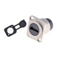 thumbnail image 4 of Miulika D Type Pass through Connector Female to Female with Cap Extension Shielded Portable 4K Adapter HD Display Coupler Module Silver, 4 of 6