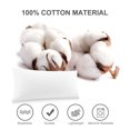 thumbnail image 4 of PiccoCasa 100% Cotton Body Pillowcases Soft Zipper Closure White 20"x72", 4 of 7