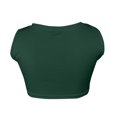 thumbnail image 4 of AherBiu Womens Crop Tank Tops Summer Sexy Workout Sleeveless Undershirt Square Neck Stretchy Mini Tank Solid Color, 4 of 4