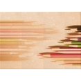 thumbnail image 1 of Ahgly Company Machine Washable Indoor Rectangle Transitional Khaki Gold Area Rugs, 2' x 4', 1 of 7