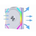 thumbnail image 1 of Lian-Li Fan 12SL1W1W UNI FAN SL 120 Wireless RGB 120mm Fan White Retail, 1 of 3