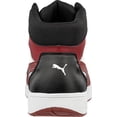 thumbnail image 1 of PUMA Frontcourt Leather Mid ASTM EH Black/White/Red 8 M, 1 of 3