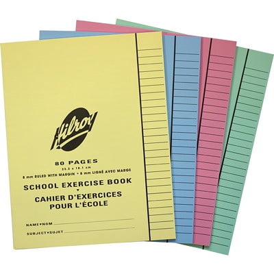 Exercise Book-Stitched 9-1/8X7-1/8 Ruled 80 Page