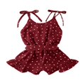 thumbnail image 5 of Combinaison Short Sans Manches à Bretelles pour Fille, Pois, Combinaison Short MHXX, 5 of 5