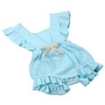 thumbnail image 2 of Newborn Baby Girl Coton Ruffle Romper, 2 of 6