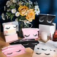 thumbnail image 3 of 50 Count Lash Bags Eyelash Makeup Bags with Zipper Adorable 20x15cm Rose Red, 3 of 9