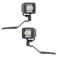 thumbnail image 3 of Side Pillar Hood Ditch Work Light Pod Mounting Bracket, Easy Installation Engine Hood Hinge Bracket Reasonable Position  For Tacoma 2005-2015, 3 of 8