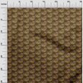 thumbnail image 3 of oneOone Rayon Brown Fabric Floral Fabric For Sewing Printed Craft Fabric By The Yard 56 Inch Wide, 3 of 5