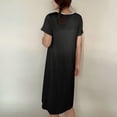 thumbnail image 4 of LOVZFMLL Robes pour Femmes Robe T-Shirt Maxi à Manches Courtes Nuisette Super Douce et Confortable Pyjama Chemises de Nuit Tenue de Détente Décontractée Vêtements de Nuit, 4 of 6