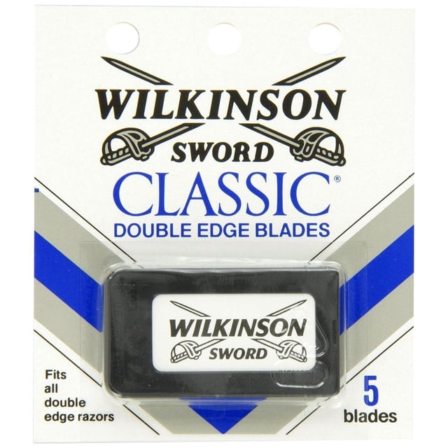 Wilkinson Sword CLASSIC Lames de Rasoir à Double Tranchant (2 Paquets de 5 = 10 Lames)