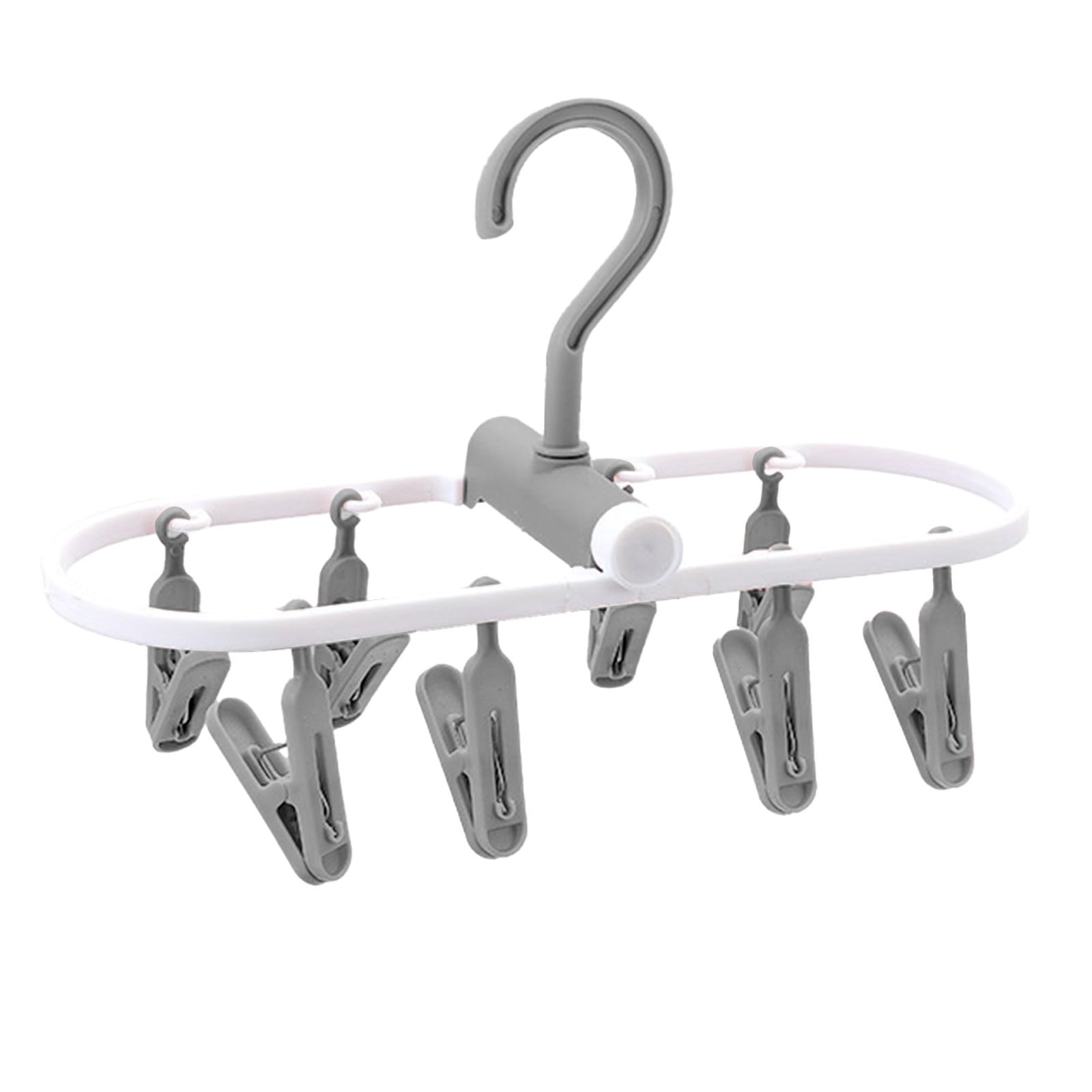 Portable Travel Folding Clothes Hanger, Home Drying Socks Multifunctional Clip
