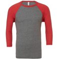 thumbnail image 3 of Bella Canvas T-Shirt de Baseball Manches 3/4, 3 of 5